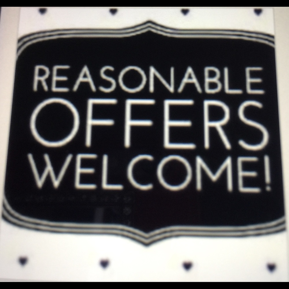 I love offers!❤️❤️❤️❤️❤️❤️❤️❤️